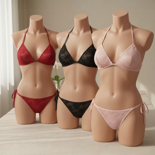 Net-Style Women’s Bikini Panty Set