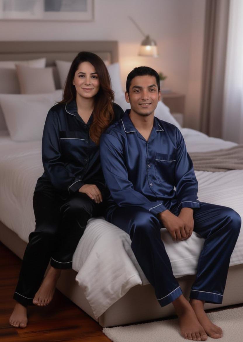 The "All-Day" Jersey Button-Down Pajama Set