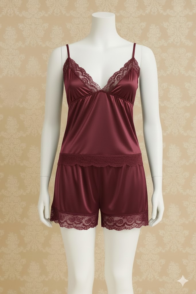 Women’s 2-Piece Soft Jersey Nighty Set – Comfortable & Breathable Sleepwear