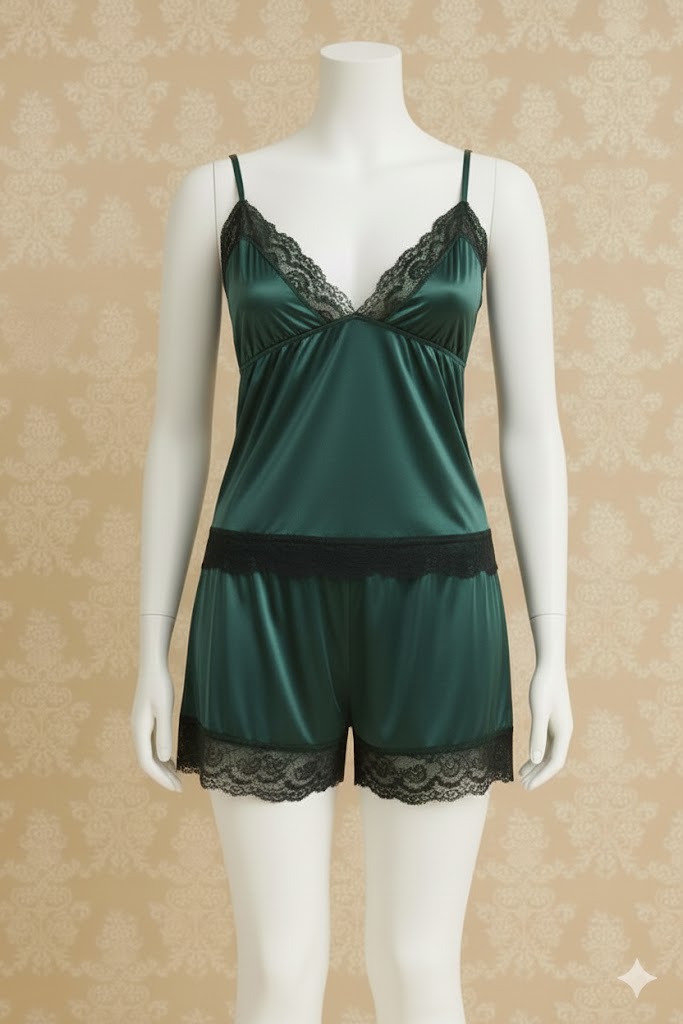 Women’s 2-Piece Soft Jersey Nighty Set – Comfortable & Breathable Sleepwear