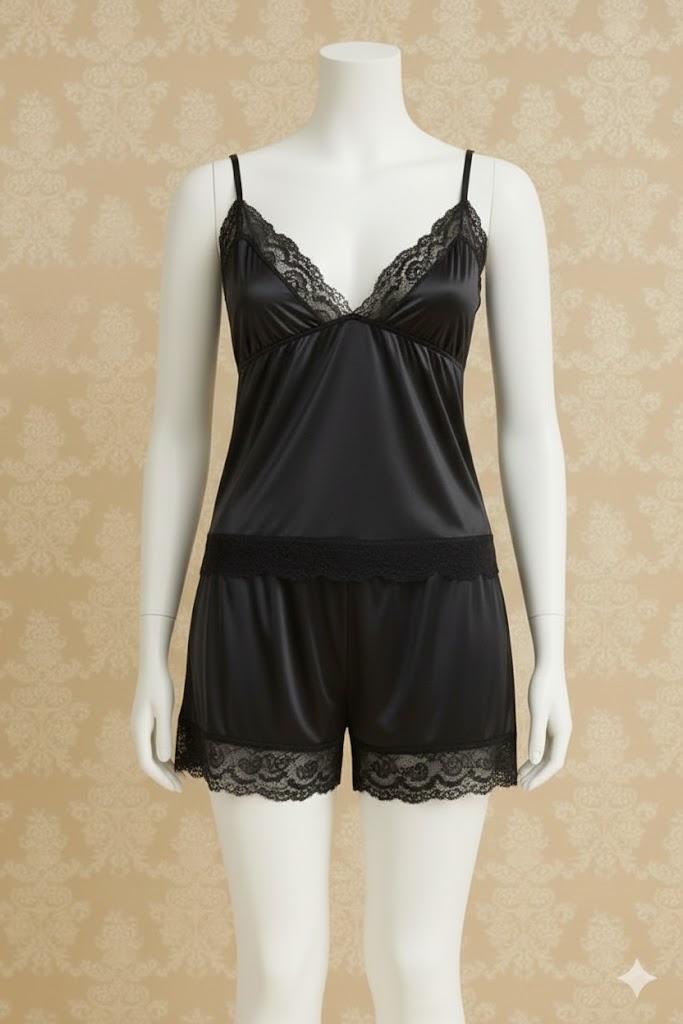 Women’s 2-Piece Soft Jersey Nighty Set – Comfortable & Breathable Sleepwear