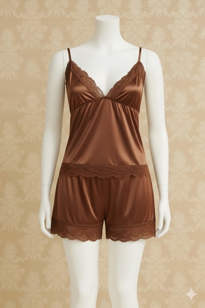 Women’s 2-Piece Soft Jersey Nighty Set – Comfortable & Breathable Sleepwear