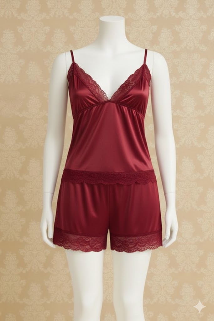Women’s 2-Piece Soft Jersey Nighty Set – Comfortable & Breathable Sleepwear