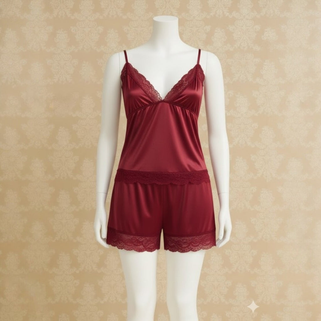Women’s 2-Piece Soft Jersey Nighty Set – Comfortable & Breathable Sleepwear