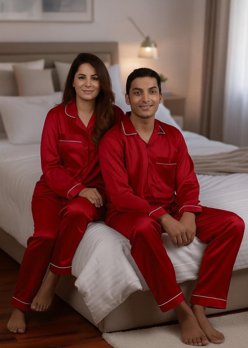 The "All-Day" Jersey Button-Down Pajama Set