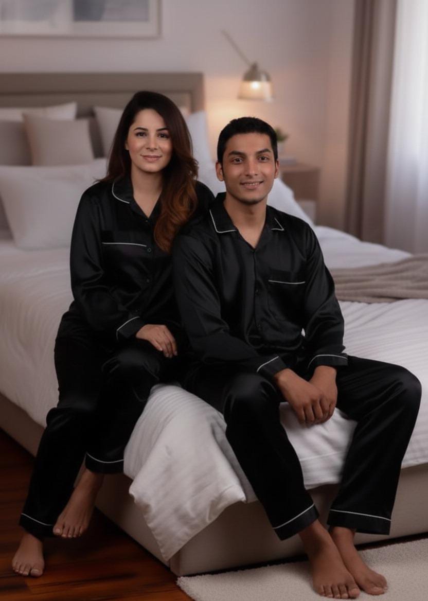 The "All-Day" Jersey Button-Down Pajama Set